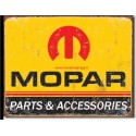 Plaque metal Mopar parts et accessories