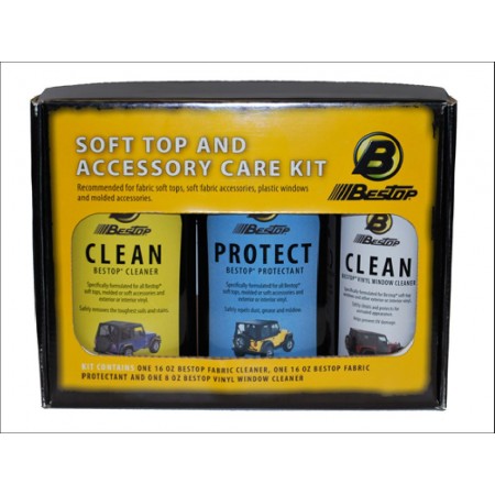 Nettoyant et impermeabilisant bache et vitres vinyl lot de 3 produits Bestop