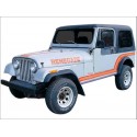 Ensemble décor CJ Renegade orange 1985-1986