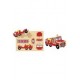 Puzzle jeep camion de pompier en bois 