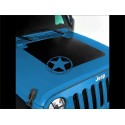 Autocolant etoile noire pour capot JK ou JKU Rugged ridge 