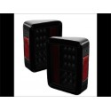 Feu a led arriere Spyder noir fume Jeep JK et JKU a partir de 2007