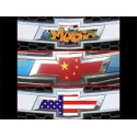 Autocollant embleme de voiture Chevrolet drapeau US petit modele