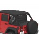 Cover tonneau "Duster" 4 portes, Black Dia, Wrangler JK Unlimited 4 portes