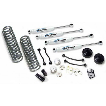 Kit rehausse 4" procomp , 2 ou 4 portes jeep Wrangler JK