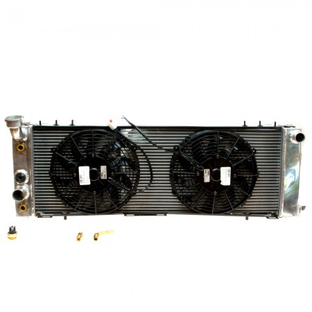 Radiateur aluminium avec 2 ventilateurs XJ 97-01