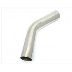 Coude 45 degre en inox diametre 76 mm