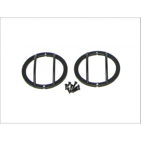 Grille de protection noire de clignotant lateral BLANC JK uniquement US 