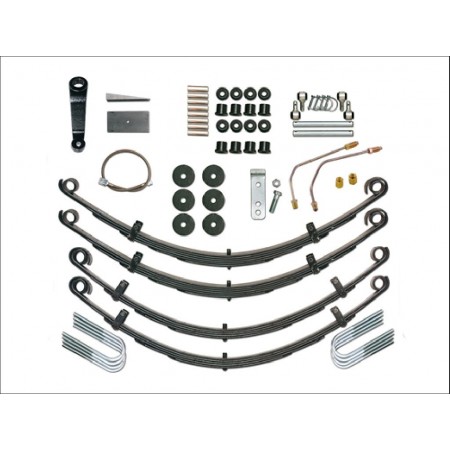 Kit rehausse Rubicon Express 4" 100 mm Wrangler YJ sans amortisseurs