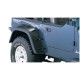 Elargisseurs d aile, Cut out Flare largeur 15,5cm, noir mat Bushwacker Jeep YJ