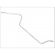 Conduite de frein arriere gauche ؠ3/16 soit 4,8 mm CJ 76-86