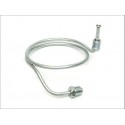 conduite de frein acier inox arriere sans abs 3/16 soit 4.8 mm YJ