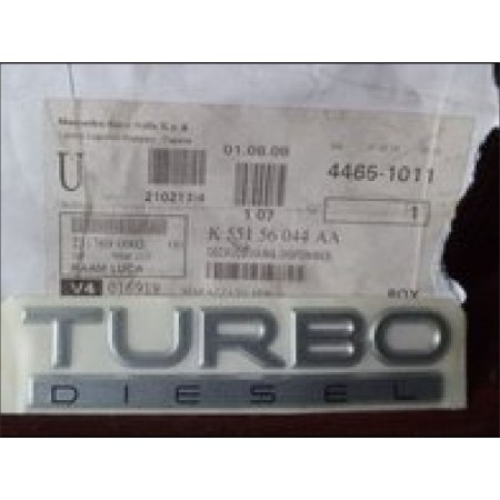 Embleme turbo diesel hayon WJ
