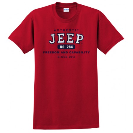 Tee shirt Jeep Vintage rouge taille XL