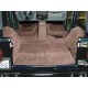 Kit de tapis, avec couche isolante integree, marron, TJ, 