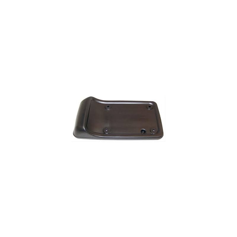 Support Plaque Immatriculation 255 X 130 Mm – Pour Moto, Tracteur, Scooter – Avec Cadre Noir – Fixation Facile