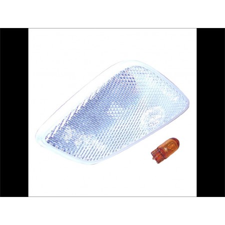 Feu clignotant lateral gauche blanc , encastre dans l'elargisseur Jeep TJ