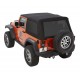 Bache trektop NX Glide soft top black diamond Jeep JK 2 portes