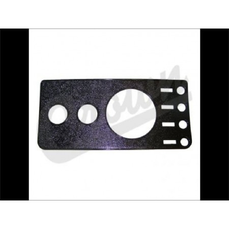 Planche de bord sans autoradio en plastique 