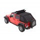 Bache trektop NX Soft top 4DR JEEP JKU 4 portes 07-18 couleur noire