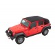 Bache trektop NX Soft top 4DR JEEP JKU 4 portes 07-18 couleur noire