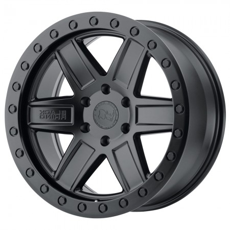 Jante noire mat Attica Black rhino 20 X 9.5 , 5 X 139.7 ET0 Ram 02-18
