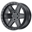 Jante noire mat Attica Black rhino 20 X 9.5 , 5 X 139.7 ET0 Ram 02-18