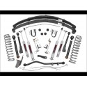 Kit rehausse Rough country Lift kit pro X series jeep Cherokee XJ 4.5 " 