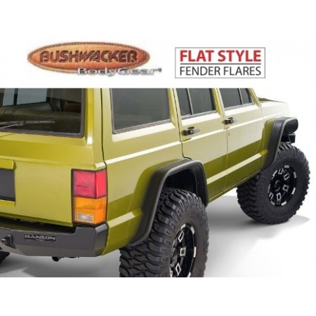 Kit d'extensions d'ailes plates Bushwacker cherokee XJ 84-01