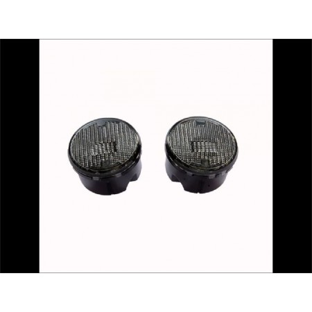 Feu clignotant encastre dans la calandre la paire led noir Jeep JK 