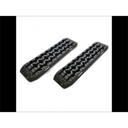 Plaque de desemsablage noire la paire en ABS 