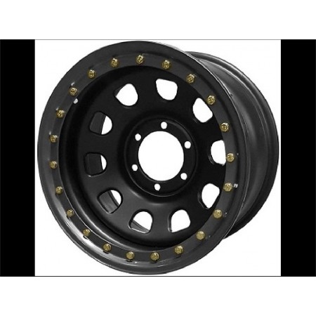 Jante acier Daytona Noire mat 9 X 17 5 X 127 ET0 Jeep JK