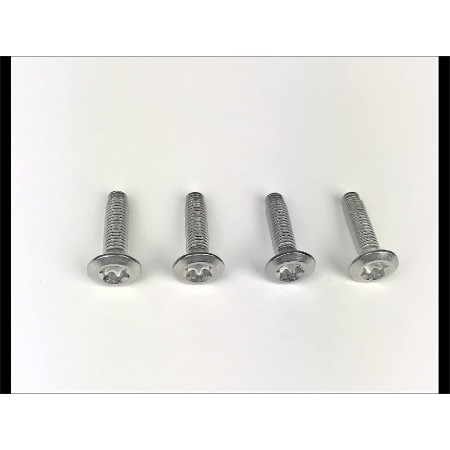 Vis (2) chromee de charniere de porte mopar jeep JK