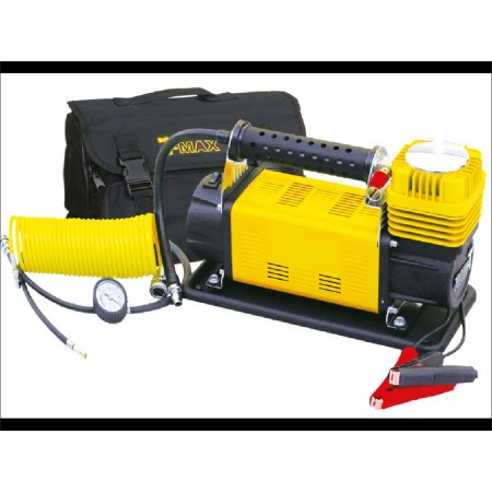 Compresseur portable T MAX monocylindre 160 litres 12 V 45A