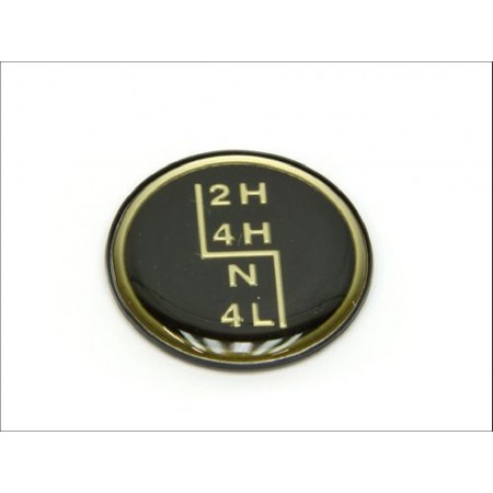 Pastille de pommeau de levier boite transfert NP231 Jeep YJ XJ ZJ 