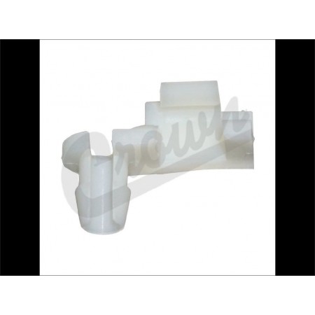 Agrafe cot頤roit entre tige et actionneur de loquet de porte Jeep YJ , XJ DODGE RAM 