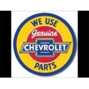 Plaque metal ronde Genuine Chevrolet parts