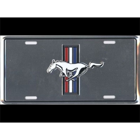Plaque metal Ford Mustang