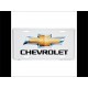 Plaque metal Chevrolet Gold