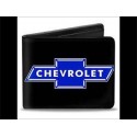Porte monnaie Chevrolet Chevy logo bleu.