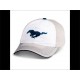 Casquette Ford Mustang grise et blanche Logo bleu