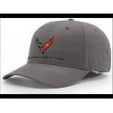 Casquette Chevrolet Corvette C8 grise