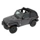 Bache trektop NX Jeep Wrangler JL 2 portes couleur black twill