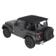 Bache trektop NX Jeep Wrangler JL 2 portes couleur black twill