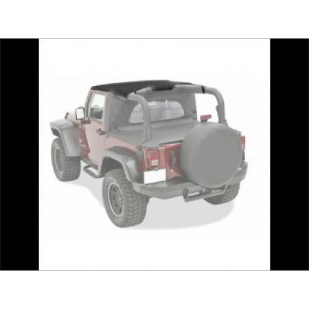 Bikini court black diamond jeep JK 2 portes 2007-2018