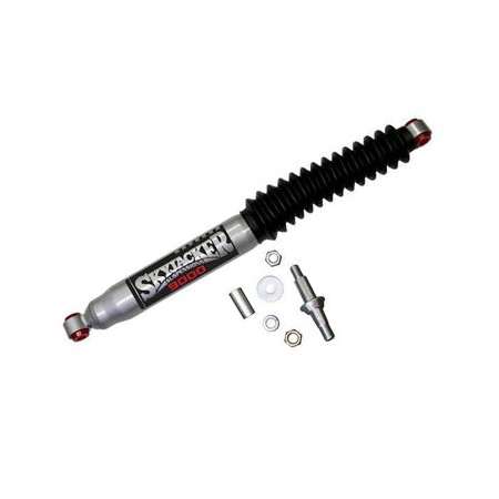 Amortisseur de direction HD Argent Skyjacker Jeep XJ YJ TJ ZJ 