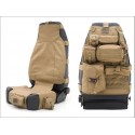 Housse de siege avant avec 7 sacs couleur TAN jeep TJ 96-06