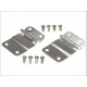 Charniere de ridelle jeep CJ en acier inox 76-86