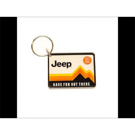 Porte cle jeep have fun out there