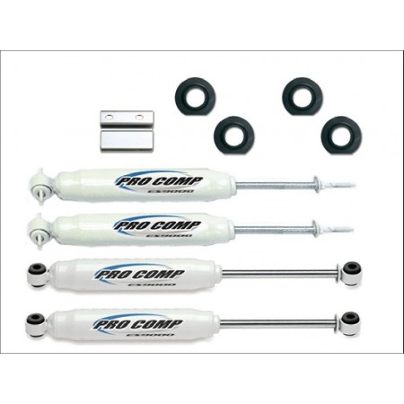 Kit rehausse 2" 50 mm avec ProComp amortisseur ZJ